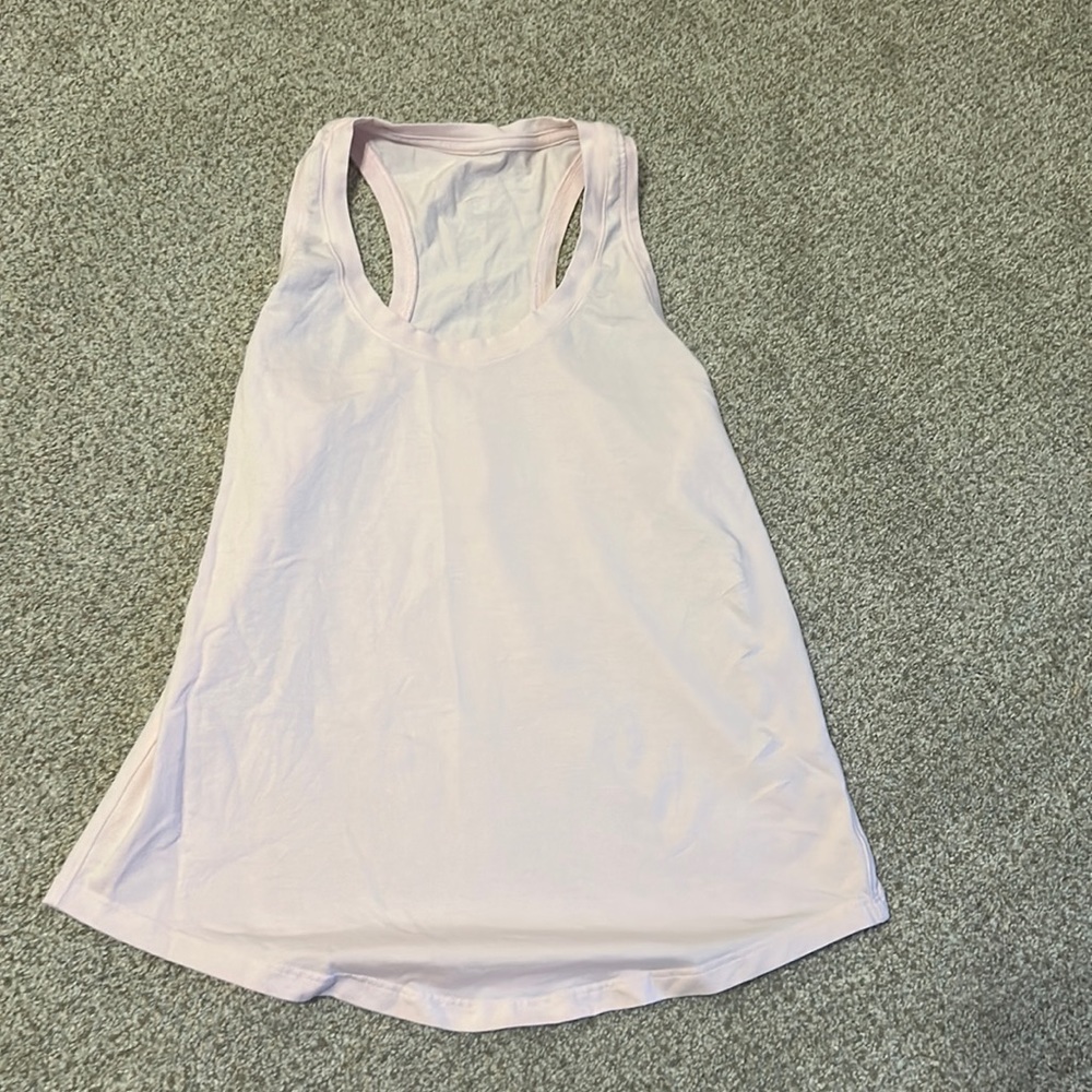 Pink Lululemon tank top, size: 2-4